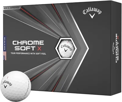 Produktbild von Callaway Chrome Soft X 12 Golfbälle, Weiß
