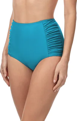 Image de Merry Style - Bas de bikini pour femme MS10-119 - Bas de bikini effet amincissant (Bleu (6046), 44)
