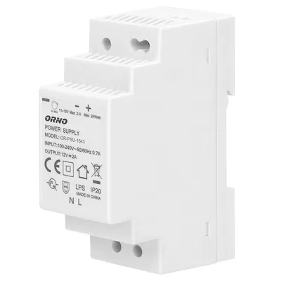 Produktbild von Hutschienen-Netzteil 12VDC 2A 24W OR-PSU-1643