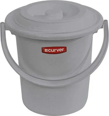 Image de Curver | Seau de toilette | 5L | Gris clair