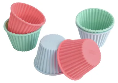 Produktbild von Lurch FlexiForm XXL Muffin 6er Set, 100% BPA-freies Platin Silikon, 8 x 6 cm