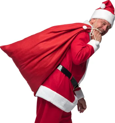 Produktbild von Weihnachtsmann Geschenkesack 100 x 60 cm | Rot