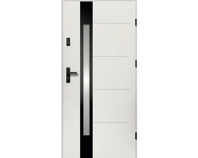 Obrázek produktu pro Vchodové dveře ocelové Ariadna P55 80 P bílé otevírání ven