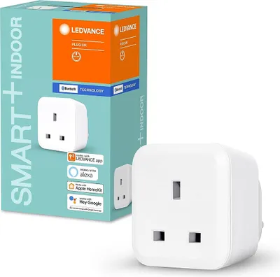 Produktbild von Ledvance Smart+ Plug Steckdose UK für innen IP20 Weiß SmartHome App Google Alexa Apple Homekit Bluetooth