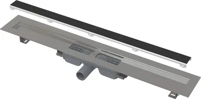 Immagine prodotto di AlcaDrain APZ115 MARBLE Low Duschrinne ohne Rand mit Rost für Fliesenverlegung  950