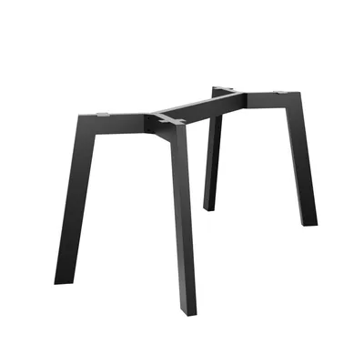 Produktbild von MetaloPro Tischbeine Metall, Schwerlast Stahl Schreibtisch Beine, Tischkufen Schwarz und Schrauben, Bodenschoner, Trapez Tischgestell für Moderne Couchtisch, Esstisch, Wohnzimmertisch MetaloPro Tischbeine Metall, Schwerlast Stahl Schreibtisch Beine, Tischkufen Schwarz und Schrauben, Bodenschoner, Trapez Tischgestell für Moderne Couchtisch, Esstisch, Wohnzimmertisch – 170x70x72 cm