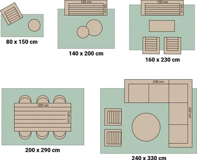Image de Volero - Tapis d'extérieur - Groovy Shapes Crème/Terracotta - 160x230 cm