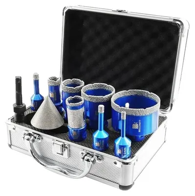Produktbild von Diamantbohrer-Kit, M14-Gewinde, verschiedene Größen, 10 Stück Set