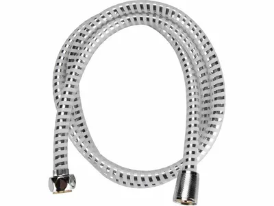 Immagine prodotto di Tubo doccia Viking (630228) Tubo doccia, PVC nero/argento, 150 cm, PVC