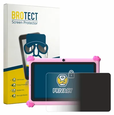 Produktbild von BROTECT Sichtschutzfolie für Ascrecem KIDS710 7" Anti-Spy Privacy Sichtschutz Blickschutz Folie Blaulicht-Schutz