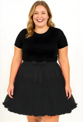 Produktbild von XXL Rüschen Tutu schwarz Größe: 3XL