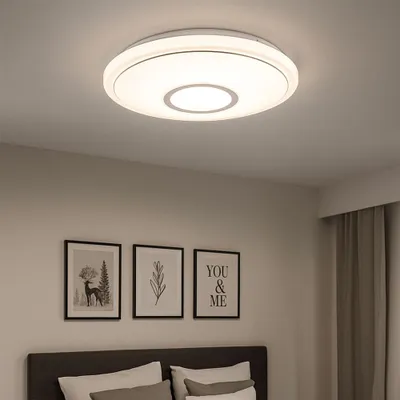 Produktbild von RGB LED Deckenlampe, Fernbedienung, App- und Sprachsteuerung
