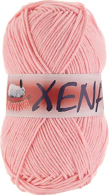 Produktbild von 100g Strickgarn Xena Unifarben 55%Baumwolle Klassikstrickgarn Häkelgarn Farbwahl