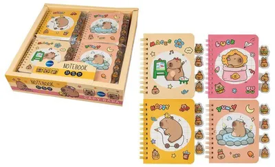 Image de Cahier Capybara avec onglets 64K 87X113mm