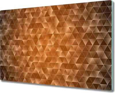 Produktbild von Coloray Schneidebrett Herdabdeckplatte 80x52 cm Kochplattenabdeckung Küchenbrett Hackbrett - geometrische Dreiecke