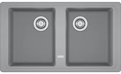 Produktbild von Basis, BFG 620-86, 860x500mm, Steingrau, Siebkorb-Excenterventil 3 1/2", Überlauf