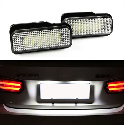 Image de 2x LED PREMIUM Eclairage de la plaque d'immatriculation pour Tesla Model S - à partir de 2012-