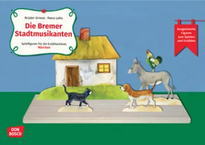 Produktbild von Die Bremer Stadtmusikanten. Erzählschienen-Figurenset
