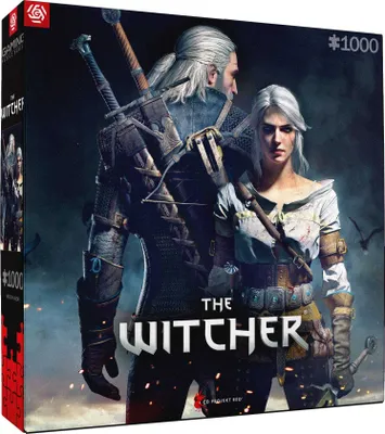 Obrázek produktu pro Puzzle 1000 dílků: Zaklínač Geralt a Ciri