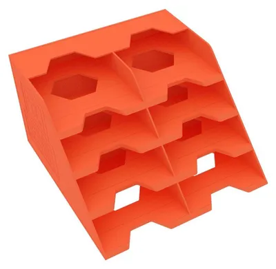 Imagen del producto de Soporte para cartas de Nemesis: organizador con 8 compartimentos, color naranja