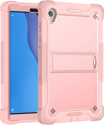 Produktbild von Schutzhülle für Lenovo Tab M10 HD Gen 2 TB-X306F/TB-X306X 10,1" 2020 Robust Hybrid Tablet Hülle mit Ständer Roségold