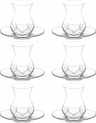 Produktbild von LAV 12-teiliges Teegläser-Set "Serie Alya", 165 ml (6 Personen Set)