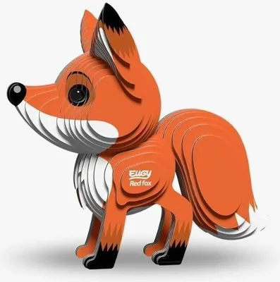 Imagen del producto de Eugy, Zorro rojo, 30 unidades, Animales, 6 años