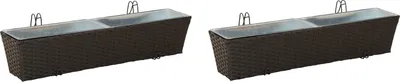 Obrázok produktu pre Zábradlie 2 pcs 80 x 17 x 17 cm Kov