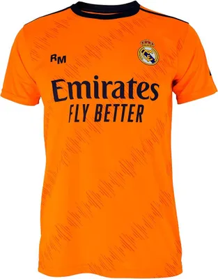 Image de Maillot extérieur Real Madrid pour enfants - taille 152 / 12 ans - Saison 2024/2025 - Maillot de football extérieur Real Madrid pour enfants - Maillot officiel de supporter Real Madrid