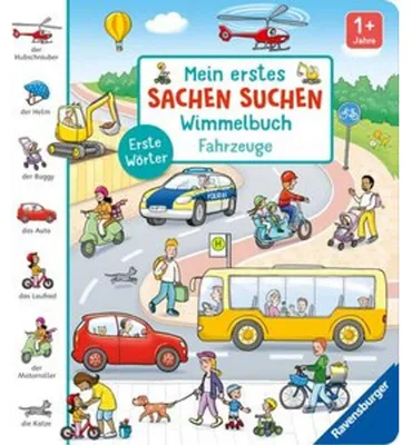 Obrázok produktu pre Mein erstes Sachen suchen Wimmelbuch: Fahrzeuge