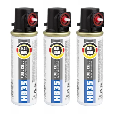 Produktbild von HALBAU Ersatzkartusche 100mm 40ml für Nagler 3 St. Kartusche HB35