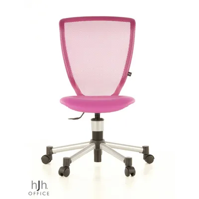Produktbild von Topstar Titan Junior, Gepolsterter Sitz, Netz-Rückenlehne, Pink, Pink, Baumwolle, Polyester, Polyurethan (PU), Viskose, Netz, Polyester