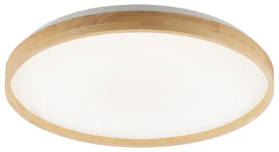 Obrázek produktu pro Stropní svítidlo Alson LED, průměr 49,5 cm, dřevo, světlé/bílé provedení, 17W, krytí IP20, pro vnitřní použití