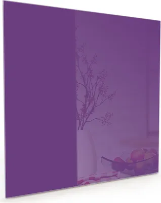 Produktbild von Küchenrückwand Spritzschutz Glas mit Motiv Lila Hintergrund II 40 x 40 cm