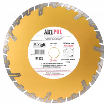 Obrázok produktu pre Artpol Diamantový rezací kotúč 300x32 mm kameň betón