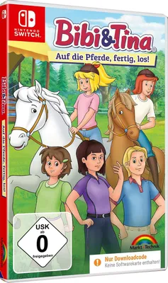 Produktbild von Bibi und Tina - Auf die Pferde, fertig, los! für Nintendo Switch