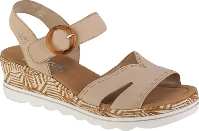 Produktbild von Rieker Keilsandaletten 67173 Damen 31353430373139 Beige 37 EU