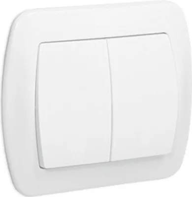 Zdjęcie produktu dla Włącznik elektryczny podwójny do instalacji
