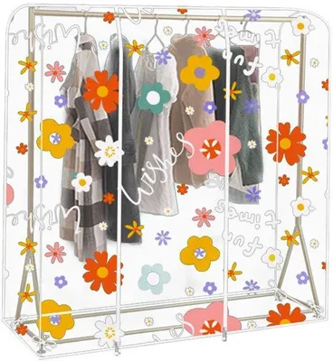 Produktbild von Kleiderhose 120x50x150cm, PEVA, wasserdicht, transparent, Schutzbezug