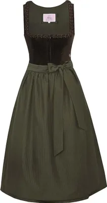 Produktbild von Dirndl Emmering 70cm Länge olive 38