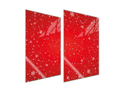 Produktbild von Glasschutzplatte Für Küche 2X35X52 Rot