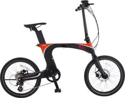 Produktbild von Faltbares Elektrofahrrad 20'' Carbon - Eza