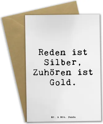 Produktbild von Mr. & Mrs. Panda Beileidskarte Spruch Konflikte friedlich lösen - Weiß - Geschenk, Trost, weihnachtskarten, Verbindungen stärken, Wertschätzung, Unterstützung, Zuversicht