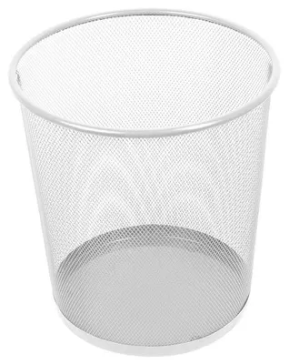 Produktbild von Metallischer Papierkorb, 12 Liter, für das Büro, mit klassischem Design