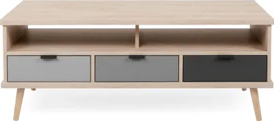 Produktbild von Epik 54 Couchtisch, Nachbildung Elegance Endgrain / Graustufen