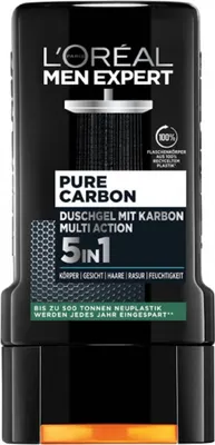 Zdjęcie produktu dla L'Oréal, Pure Carbon, Żel pod prysznic, 250ml (PRODUKT Z NIEMIEC)