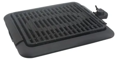 Obrázek produktu pro Bezдыmná grilovací deska Voltz V51015EM, 1250W, mramorový povrch, 25,5×30,5 cm, černá