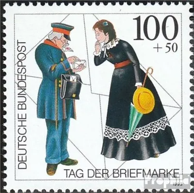 Produktbild von Briefmarken BRD (BR.Deutschland) 1993 Mi 1692 (kompl.Ausgabe) postfrisch Tag der Briefmarke