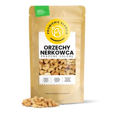 Zdjęcie produktu dla Orzechy Nerkowca Prażone Solone 500 g