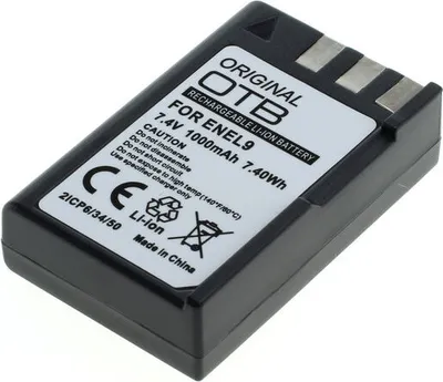 Produktbild von OTB Akku kompatibel zu Nikon EN-EL9 / EN-EL9a Li-Ion
